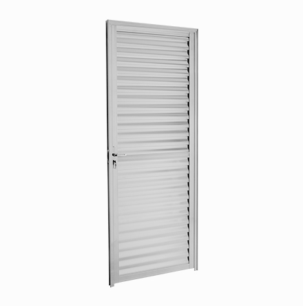 Hinged Door with Shutters